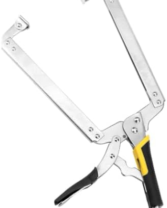 4 PCS 18 Inch C Clamp, Metal Face Clamps, Adjustable Opening Welding Locking C Type Wood Clamps for Woodworking