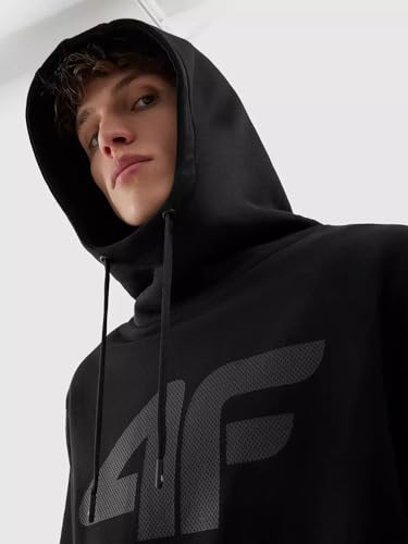 Sweatshirt 4F M694 Deep Black conçu en textile premium taille L