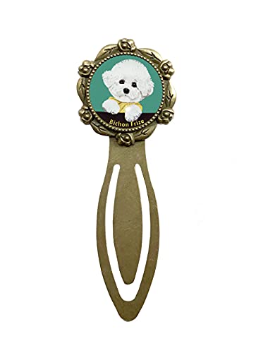 ビションフリーゼ 白 ブックマーカー クリップ イヌ ブックマーク しおり 犬