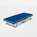 Bed Store SISTEMI RIPOSO Brandina Letto Ospite Pieghevole Ortopedica 15 Doghe Con Materasso Branda 80x190 King con ruote