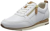 Flexible Laufsohle Gabor Damen Jollys 43.431 Sneaker, Weiß (Weiss/Cognac 21), 35.5 EU