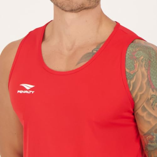 Camiseta Regata Penalty X Masculino Adulto Cor:Vermelho;Tamanho:M