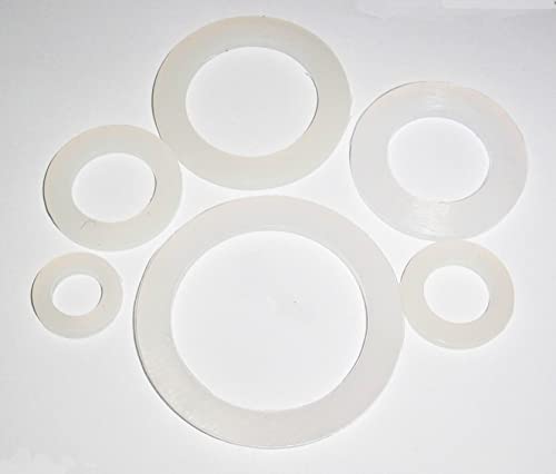 12pcs?Silicone?sealing Gasket 56X42X3mm Adapt to water pipe connection sealing