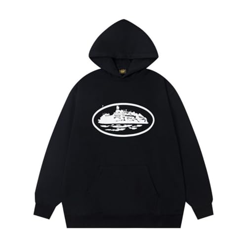 Vintage Y2K Graphic Hoodie Men Women Oversized Zip Up Jacket Streetwear