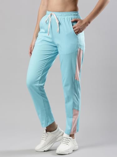 Image of Femmora Relax Fit Track Pant with Abstract Print, Breathable Soft Cotton Fabric with Drawstring Waistband Closure and 2 Side Pockets, for Women,Pack of 1
