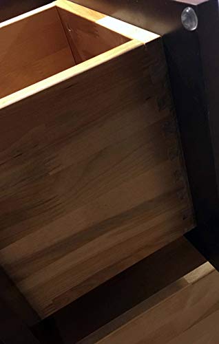 12" W X 21" D - 3 Drawers Maple Walnut Bathroom Vanity Base Cabinet Solid Wood Mw-Vdb1221 #TOP4