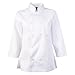 Womens White Classic ¾ Sleeve Chef Coat, S