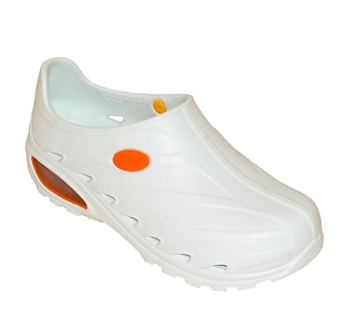 Sunshoe Zoccolo Bianco– Calzatura da Lavoro Leggera, Traspirante e Lavabile – per Infermieri, Medici, OSS, Dentisti e Operatori Sanitari
