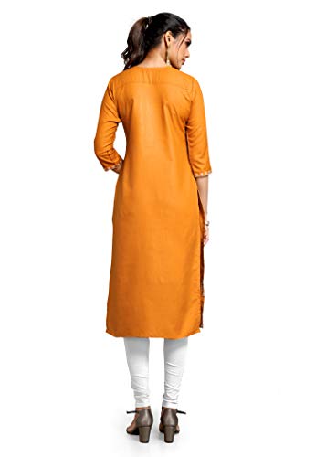 Image of Shiv Textiles Women's Cotton Regular Fashion Kurti