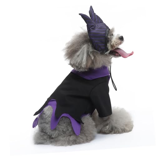 Disfraz de Bruja para Perro Halloween Talla M miniatura 6