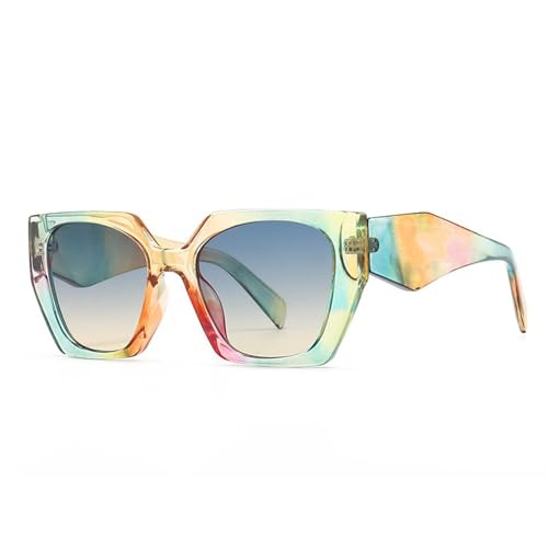 Lunettes de soleil œil de chat polygonales révélez votre audace rétro
