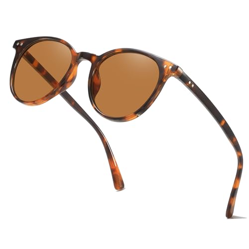 aisswzber Polarized Round Sunglasses for Women and Men