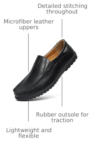 Image of Go Tour Men's Casual Leather Fashion Slip-on Loafers Shoes