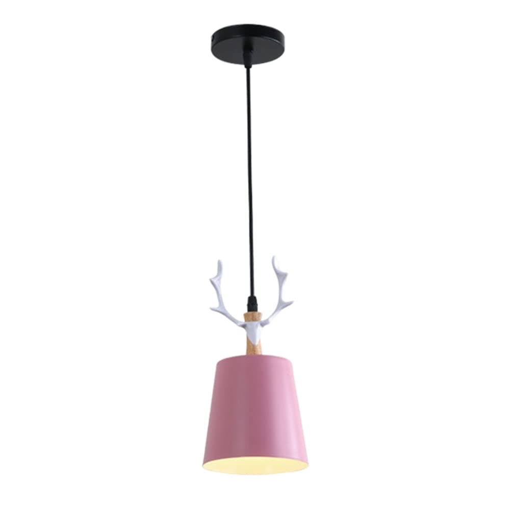 STVDEDG Bedroom Atmosphere Chandeliers Antlers Accessories Pendant Light E27 Source Single Head Hanging Lamp Porch and Aisle Decoration Lighting Fixtures for Kitchen Island,Foyer,Entryway,Hallway