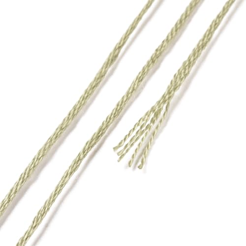 Image of FASHEWELRY 105 Yards Crewel Cross Stitch Floss for Jewelry Making, 1mm Polyester Embroidery Floss Thread Embroidery Thread Bulk for Bracelet Knitting Stitch Supply (Rainbow)