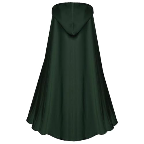Cape de scène faucheuse avec capuche profonde et drapé fluide 130cm - 2