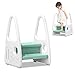 UISEBRT Sgabello a 2 Gradini per Bambinim, Scaletta Alzabimbo Antiscivolo, per la Cameretta dei Bambini il Bagno, la Camera da Letto, la Cucina (Verde Chiaro)