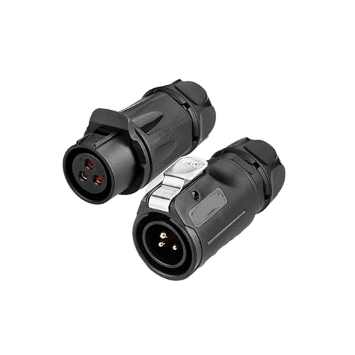 Conector de cable de soldadura LP20 impermeable m20 con enchufe plastico de 3 pines 2