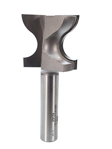 Whiteside Router Bits 6046 Window Sill Edge Bit with 3/8-Inch Radius, 1-7/16-Inch Large Diameter and 1-1/8-Inch Cutting Length