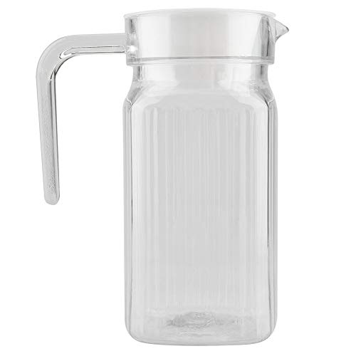 Transparent Juice Bottle Striped Great for Homemade Juice Cold Tea or for Glass Milk Bottles Reusable Drinking Bottles(500ML)