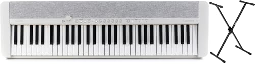 Casio CT-S1 61-key Portable Keyboard with Stand - White