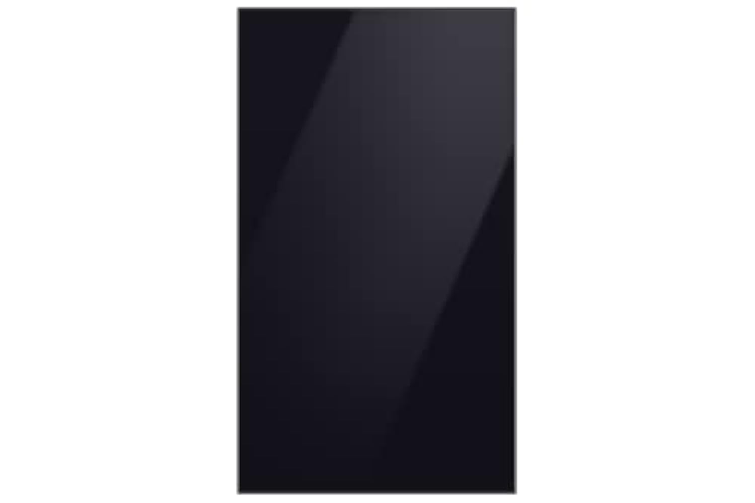 Samsung refrigerator fit upper door panel, clean black, customizable design, ra-f17duu22/ae, 1 year warranty