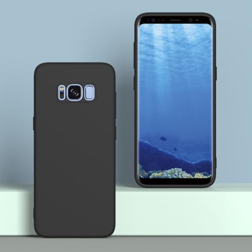 Image of for Samsung Galaxy S8 Case Black, Scratch Resistant with Soft Touch, Slim Thin Phone Cover for Samsung Galaxy S8