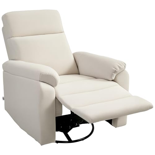Comfortable Swivel Rocker Recliner with Footrest