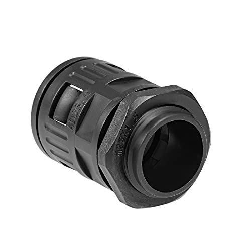 Uxcell Cable Gland Corrugated Tube Connector Ad25 Pipe Joint Clamps M25 Screw 5Pcs #TOP2