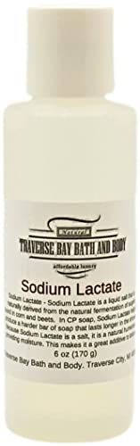 Sodium Lactate, 6 oz, 170 Grams, Safety Sealed Container. 60% Concentration USP Natural Preservative Made in The USA
