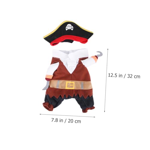 Disfraz Pirata para Perros Tamaño S miniatura 2