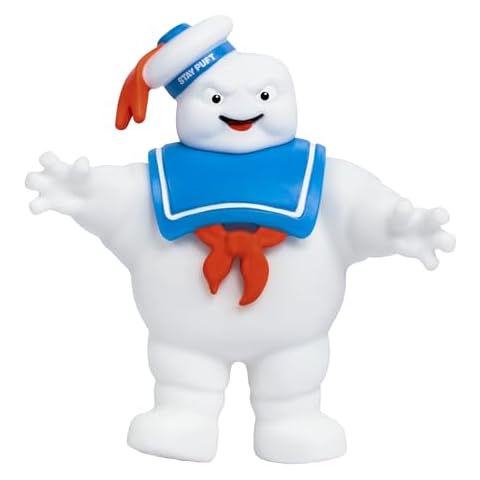 Heroes of Goo Jit Zu Ghostbusters Squishy Stay Puft Figure |Unique Goo Filling | Stretches Up to 3X Its Size | Stretch, Twist and Watch It Return to Its Original Size and Shape Cover