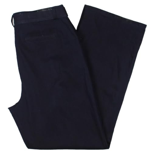 Anne Klein Womens High Rise Tie Waist Flare Jeans3