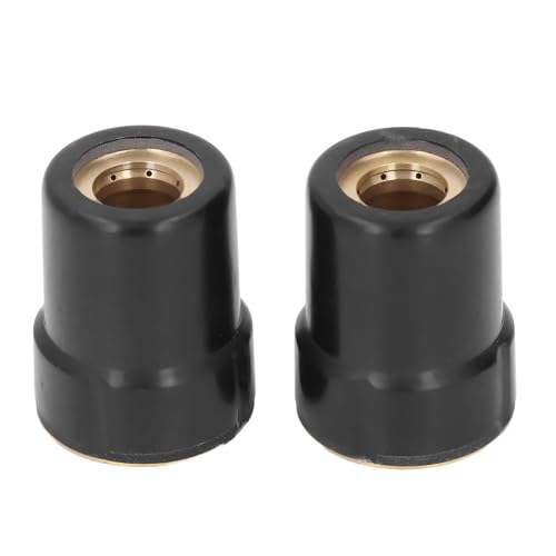 2 Pcs Plasma Torch Outside Nozzle, PC0003 Brass Cutting Torch Cutter Retaining Cap, CB50 Plasma Cutter Torch Consumables Tip for Cutting