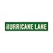 Past Time Signs PTS200 Hurricane Lane Street Signs Vintage Metal Sign