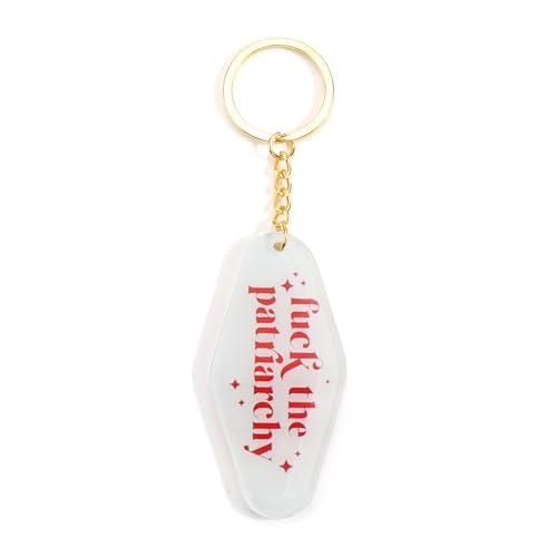 SHTALHST F The Patriarchy Keychain Feminist Keychain Women Empowerment Gifts Inspirational Gifts for Women History Month