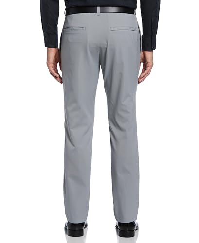 Perry Ellis Portfolio Slim Fit Men's Dress Pants, Flat Front, Stretch Fabric, Soft and Durable Slacks for Men2