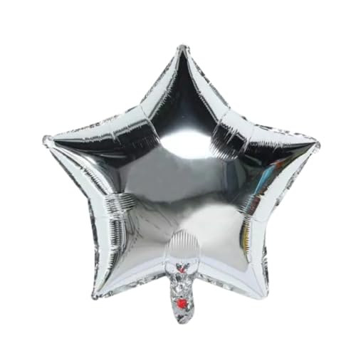 Image of Party Decorz Football Foil Balloon Set of 7pcs | Sports Balloon Party Pack | Football Theme Decoration Balloon Set(3 Football Foil Balloons + 2 Golden Star Balloons+ 2 Silver Star Balloons)