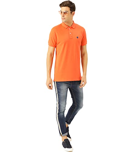 Image of Men's Casual Cotton Polo Tshirt (N1002-AIRFORCE mp)