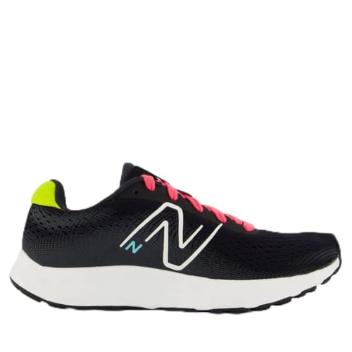 TENIS NEW BALANCE 520V8 FEMININO BLACK/ULTRA PINK/FIREFLY, Calçados Femininos, PRETO/ROSA NEON/AMARE