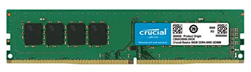 Image of Crucial BX500 240GB 3D NAND SATA 6.35 cm (2.5-inch) SSD (CT240BX500SSD1) & Basics 8GB DDR4 1.2v 2666Mhz CL19 UDIMM RAM Memory Module for Desktop, Green