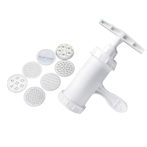 BRIGHTFUFU Manual Pasta Machine Noodle Machine Kitchen Noodle Maker Noodle Maker for Home Noodle Press White Household