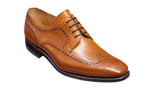 Image of BARKER Larry Men's Handmade Dress Shoes - Classic Brogue Derby for Business, Formal & Professional Wear