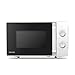 Toshiba MW2-MM20P(WH) Forno micro-ondas padrão, 20 litros, 700 W, 5 níveis de potência com prática função de descongelação, sin parrilla, iluminação LED interior, branco