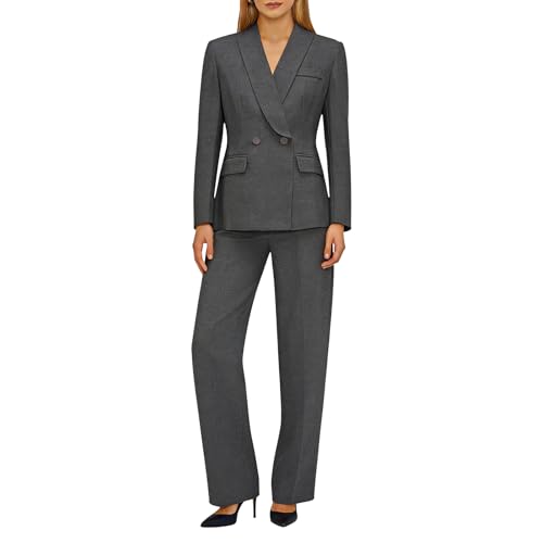 Women Suit 2 Piece Set Pant Suits Business Casual Outfits