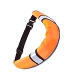 Schwimmgürtel für Erwachsene | Aufblasbare Weste Paddle verstellbar | Marine-Sicherheitsausrüstung für Survival, Paddle, Wakeboard, Angeln, Kai, Strand, Pool, Kajak, Offshore, Fluss