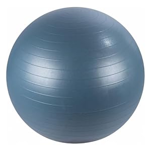 GEEZY Large Exercise Ball 55cm – Extra Thick and Anti-Burst with Low Impact Design – Stability Ball for Yoga, Gym, Fitness, Pregnancy, Pilates, and Maternity