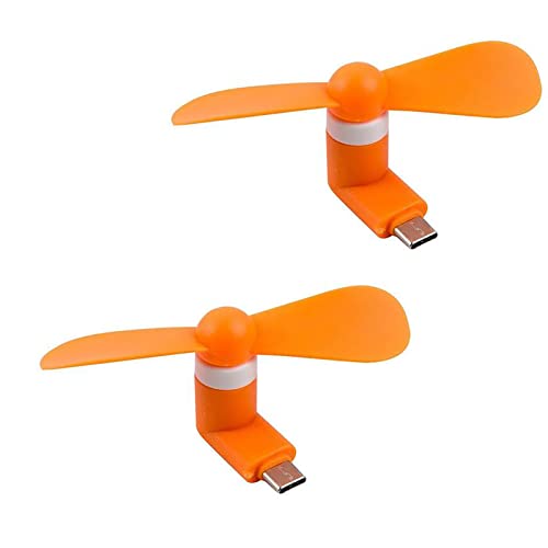 Sokelinn-six Type C Phone Fan, Mini USB C Cooling Hand