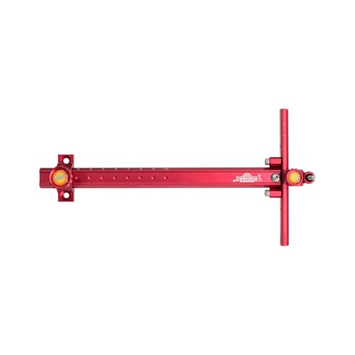 DeeRace Adjustable T-Shaped Archery Recurve Bow Sight 9 Inch Red