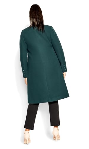 City Chic Women's Plus Size Coat - Effortless Chic4